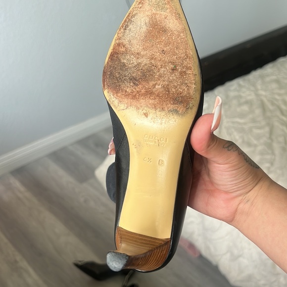 Gucci Heels with Wooden Accentuation - Picture 5 of 5